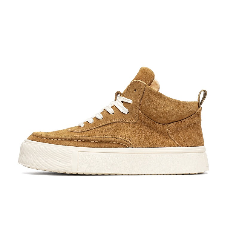 Leather Work Fabric - Botas masculinas casuais estilo inglês de