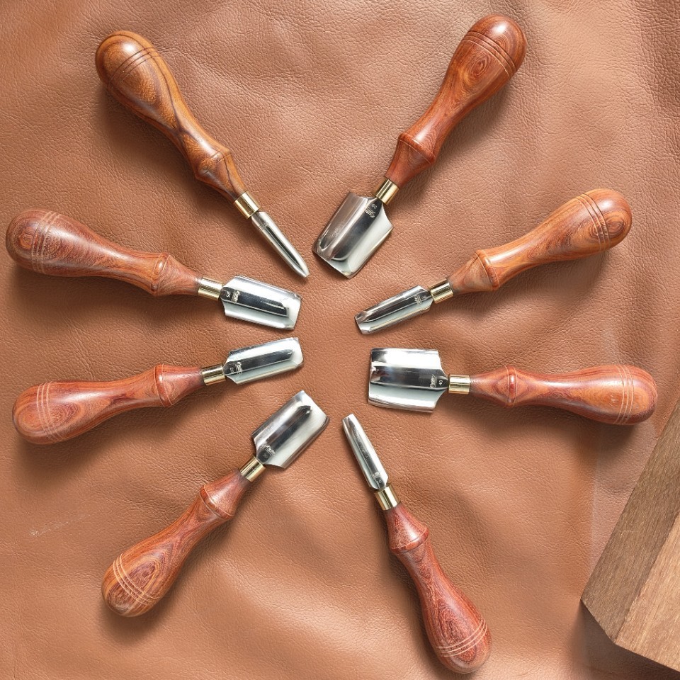 Leatherwork Hand Press - Ferramentas Artesanais para Trabalho em Couro,