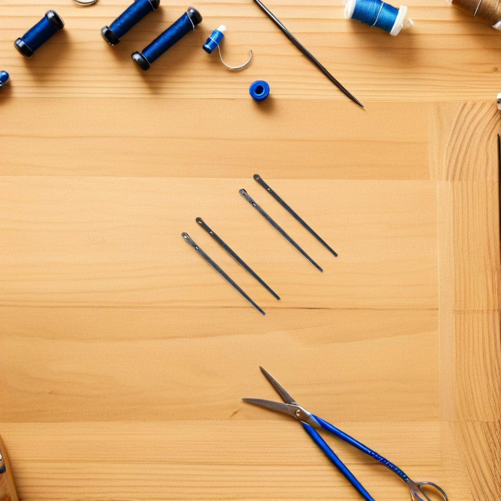 Leatherwork Needles - 6 Peças de Ferramentas para Trabalhos