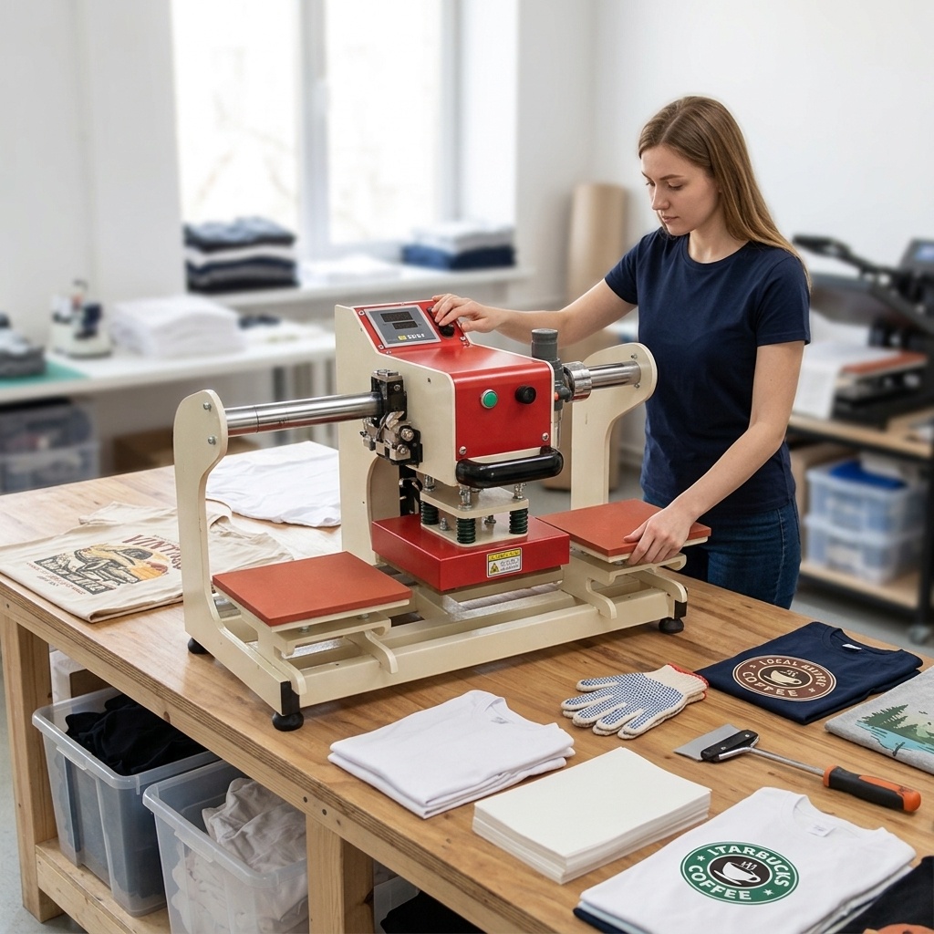 Leatherwork Hand Press - Máquina de Prensa Térmica de Estação