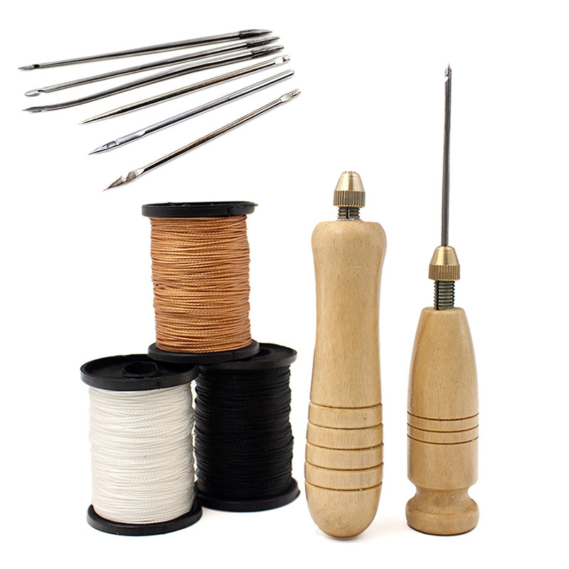 Leatherwork Needles - 1 Conjunto de Ferramentas para Costura
