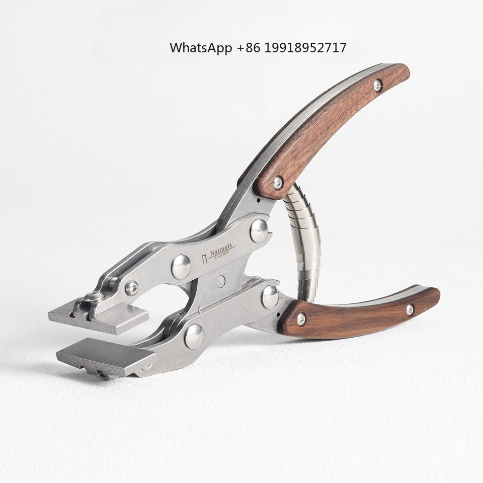 Leatherwork Hand Press - Alicate de Couro Plano em Aço