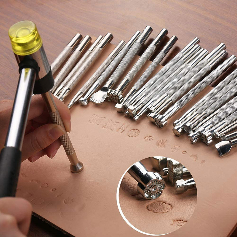 20 Peças de Ferramentas para E - Leather Work Organiser avaliação e preço