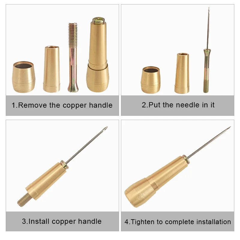 Agulha de costura de couro com - Leatherwork Needles avaliação e preço