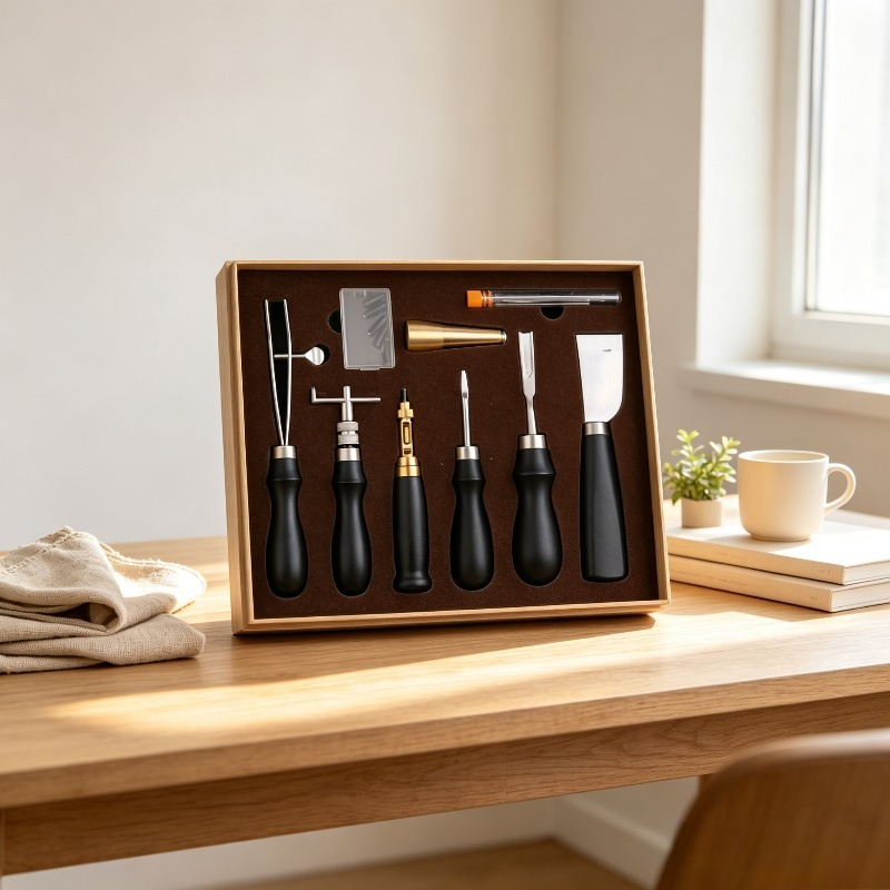 Kit Completo de Costura Manual - Leatherwork Beginner Tools avaliação e preço
