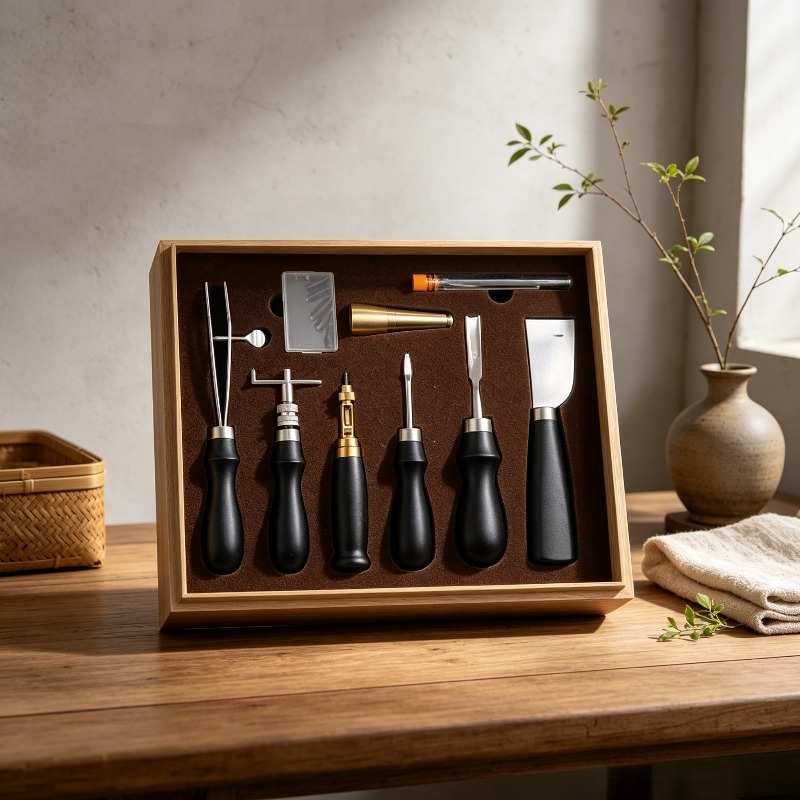 Kit Completo de Costura Manual - Leatherwork Beginner Tools avaliação e preço
