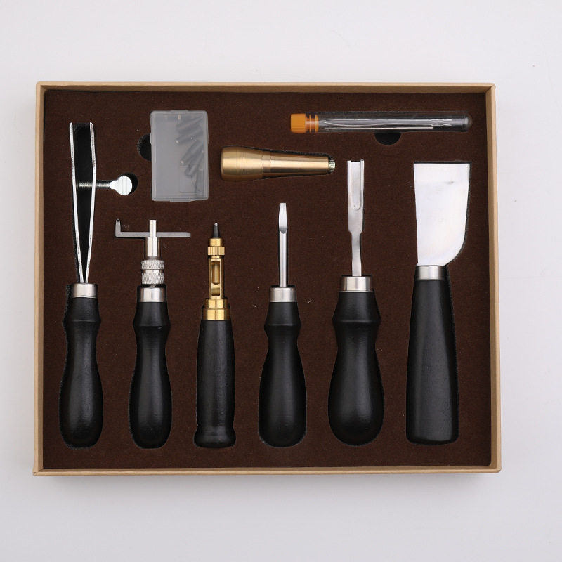 Kit Completo de Costura Manual - Leatherwork Beginner Tools avaliação e preço