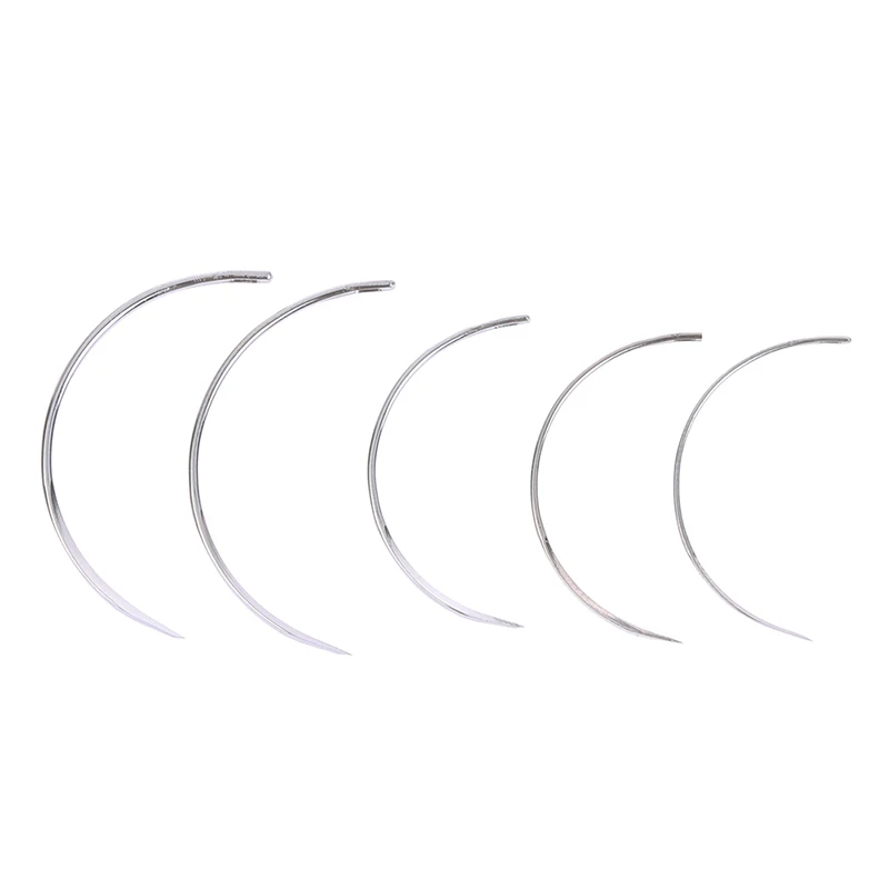 10 pçs metal 1/2 canto agulha  - Leatherwork Needles avaliação e preço
