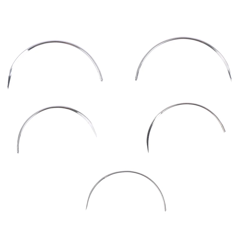 10 pçs metal 1/2 canto agulha  - Leatherwork Needles avaliação e preço