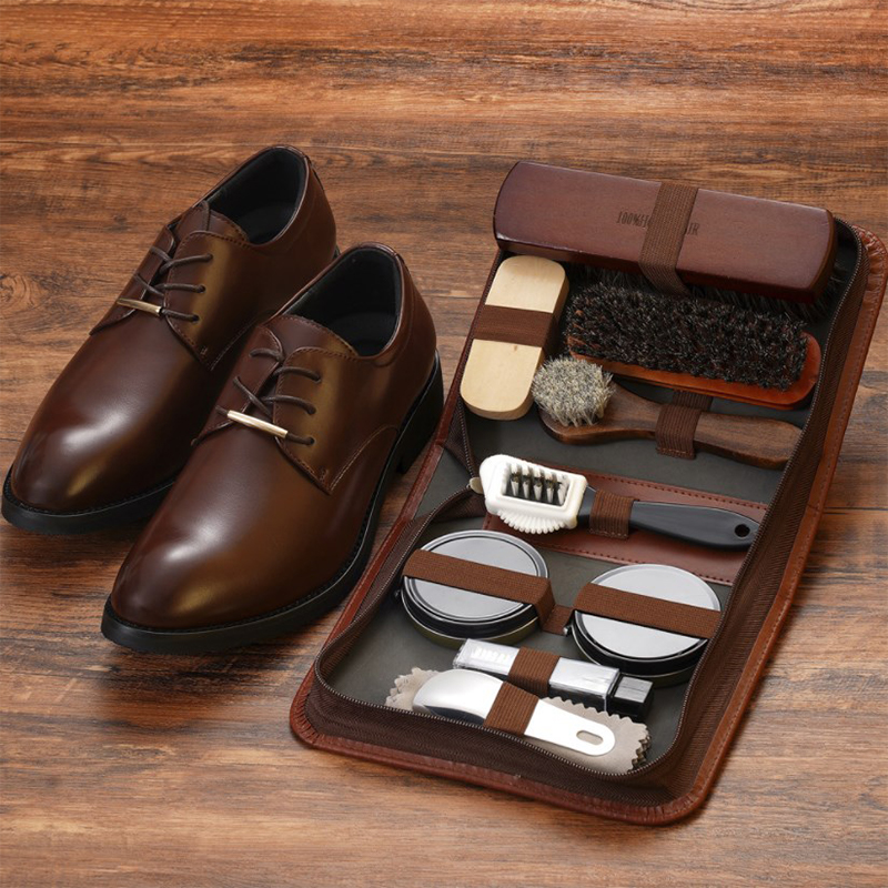 Conjunto de escova de sapato d - Leatherwork Kit avaliação e preço