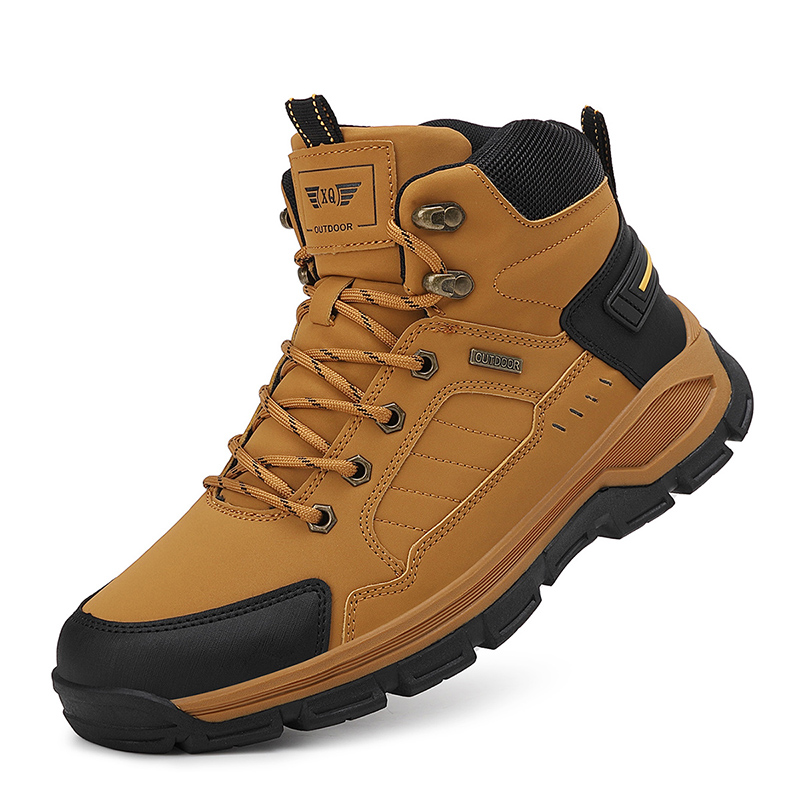 Novo outono botas masculinas m - Leather Work Fabric avaliação e preço