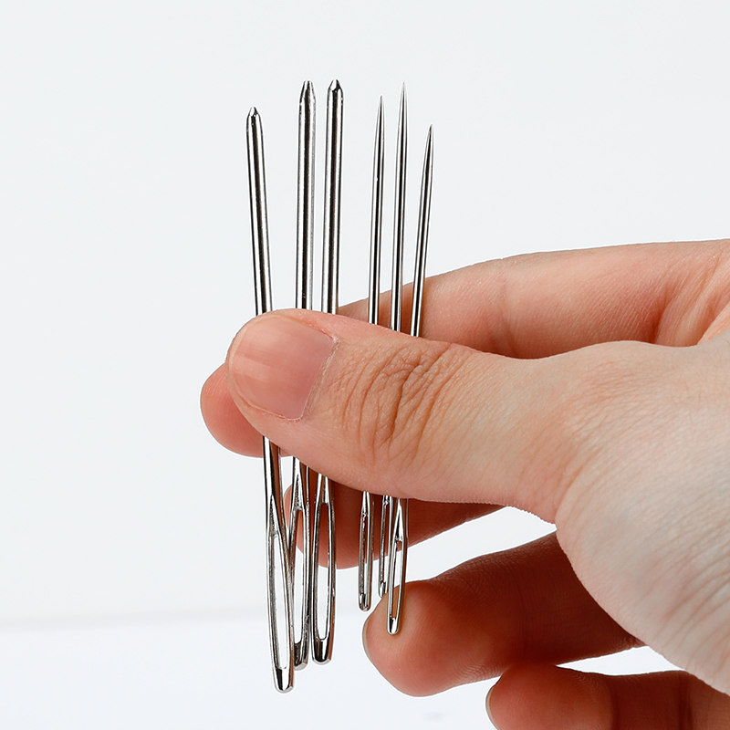 Agulhas de tricô de fio de aço - Leatherwork Needles avaliação e preço