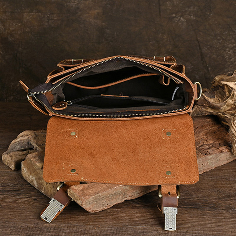 Bolsa mensageiro de couro genu - Leatherwork Wallet avaliação e preço