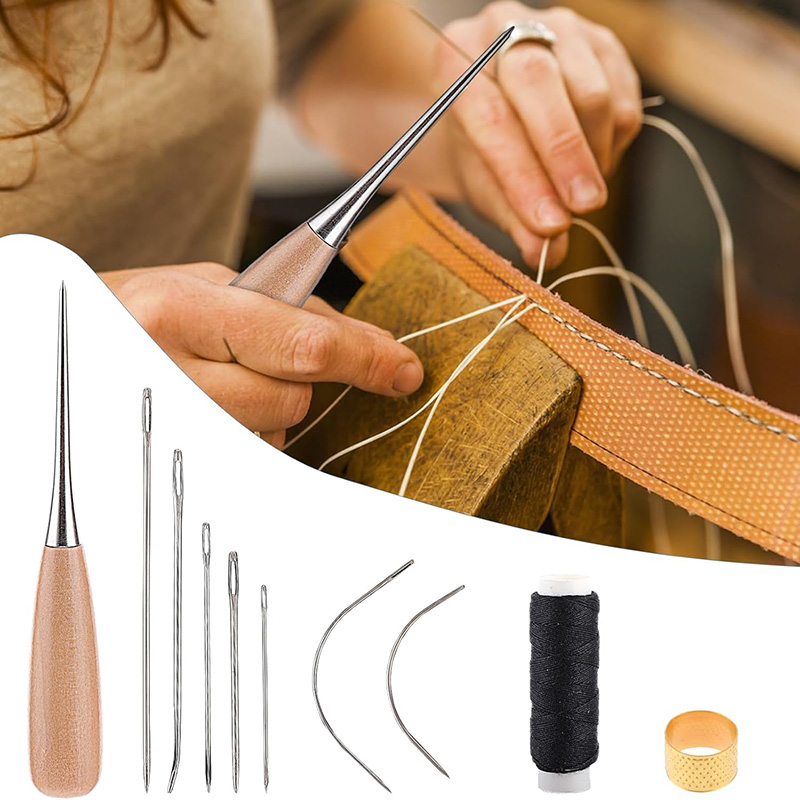 Kit de Costura em Couro com 10 - Leatherwork Kit avaliação e preço