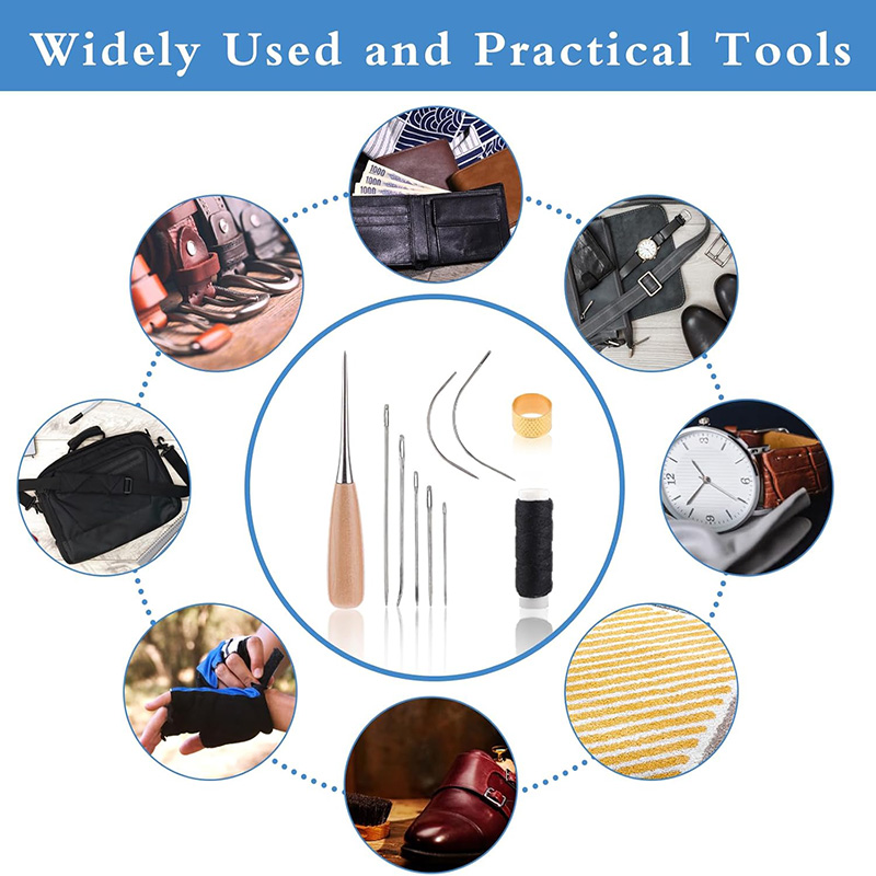 Kit de Costura em Couro com 10 - Leatherwork Kit avaliação e preço