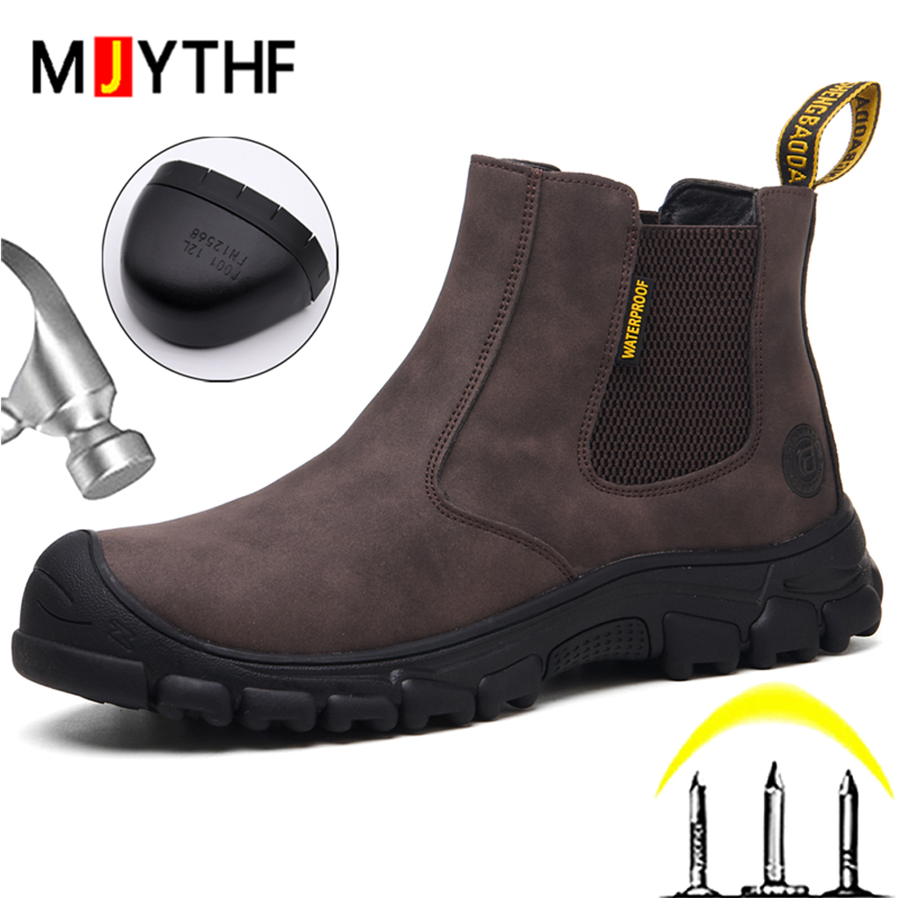 Botas de trabalho à prova d'ág - Leather Work Fabric avaliação e preço