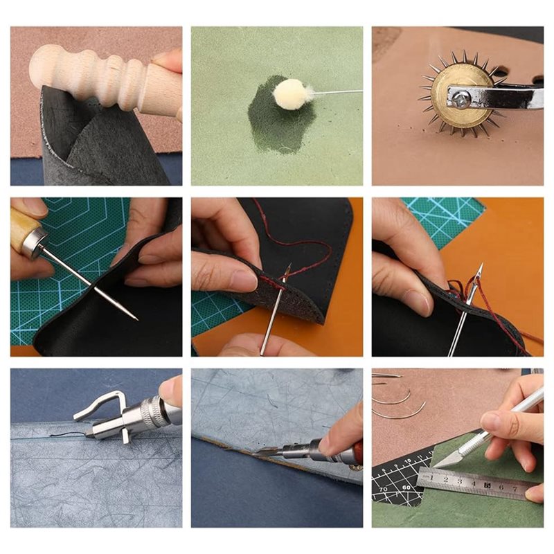 Kit de Ferramentas para Trabal - Leatherwork Beginner Tools avaliação e preço