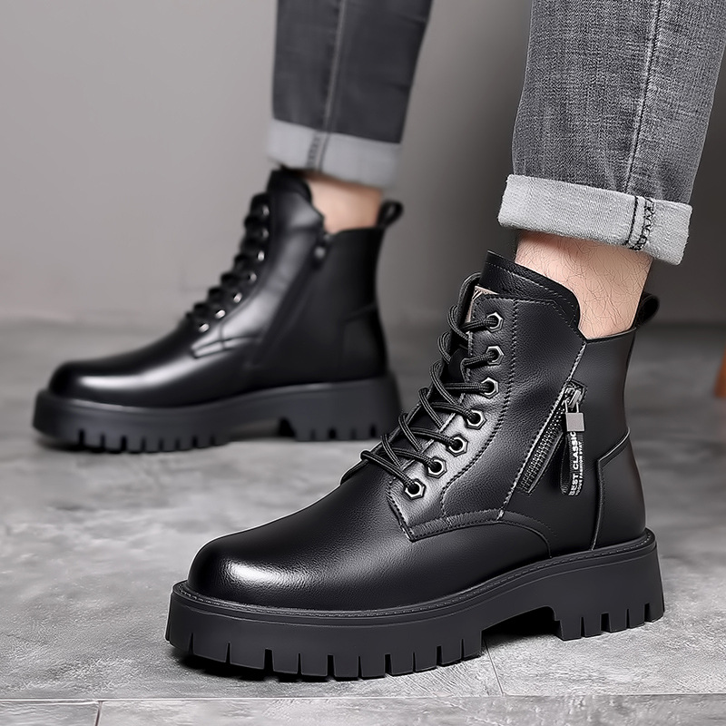 Botas clássicas masculinas de  - Leather Work Fabric avaliação e preço