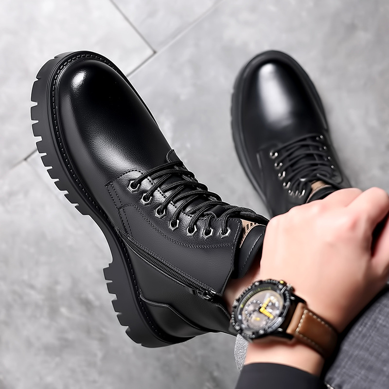 Botas clássicas masculinas de  - Leather Work Fabric avaliação e preço