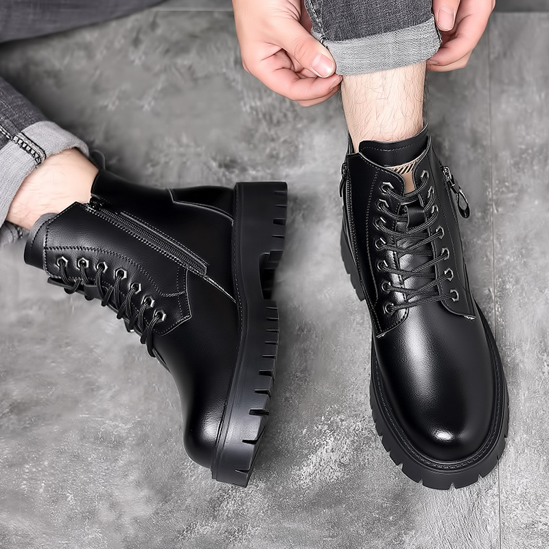 Botas clássicas masculinas de  - Leather Work Fabric avaliação e preço