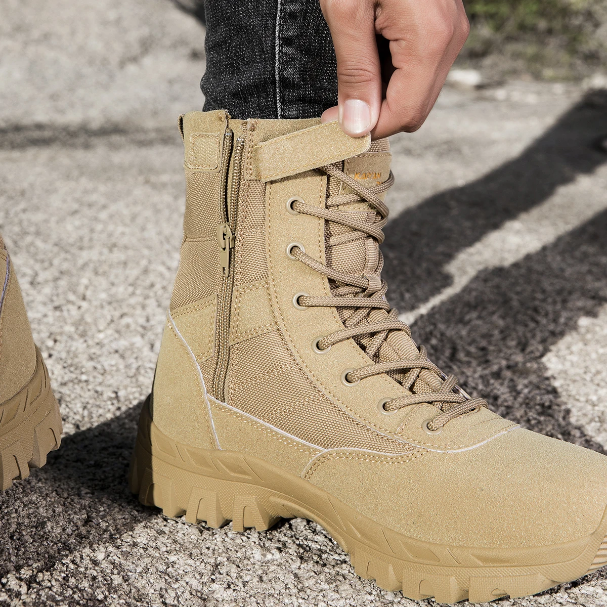 Sapatos de caminhada ao ar liv - Leather Work Fabric avaliação e preço