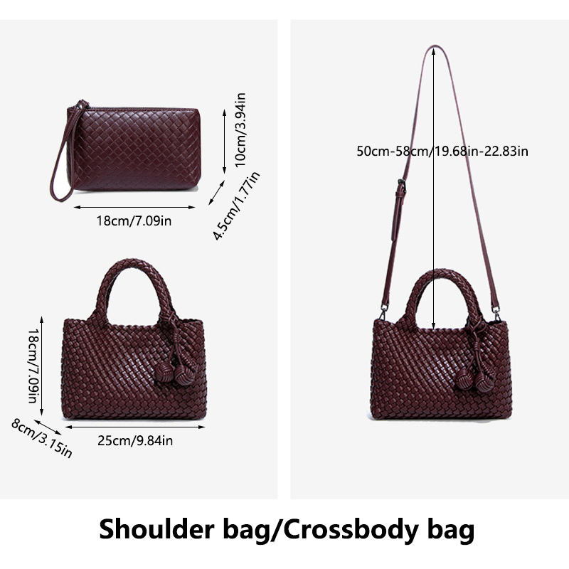 Bolsa Shopper Tecida Elegante  - Leatherwork Wallet avaliação e preço
