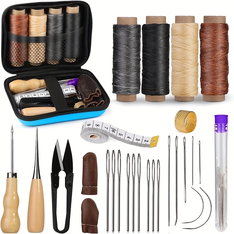 Kit de Costura de Couro, Kit d - Leather Work Organiser avaliação e preço