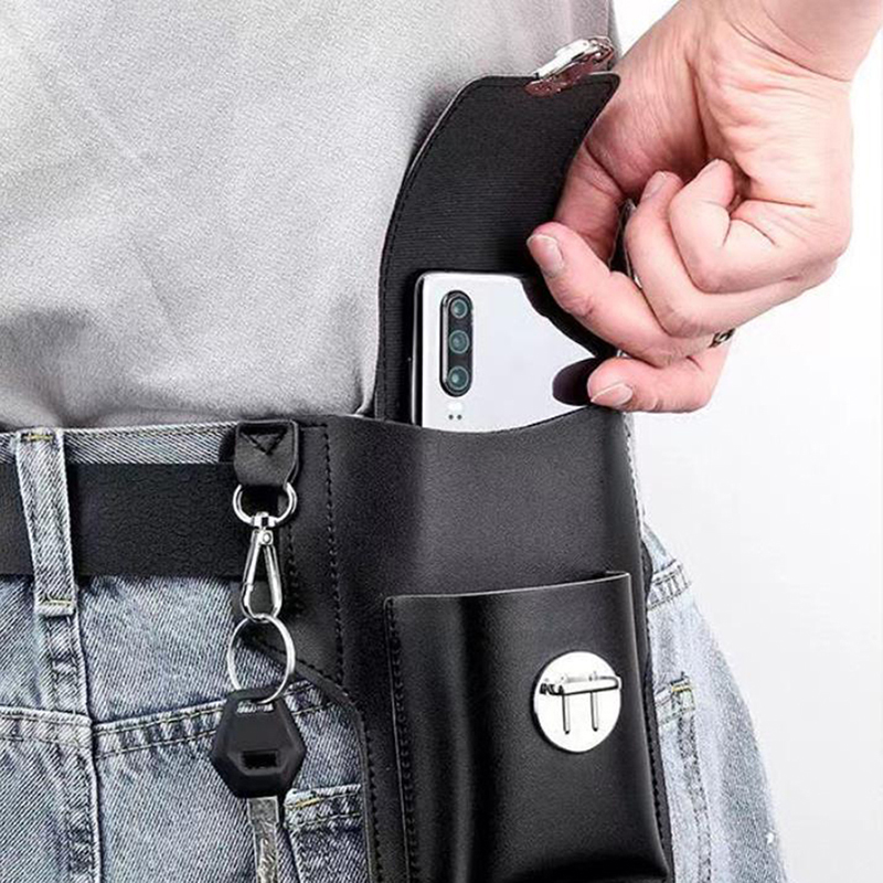 Bolsa de cintura de couro PU m - Leatherwork Wallet avaliação e preço