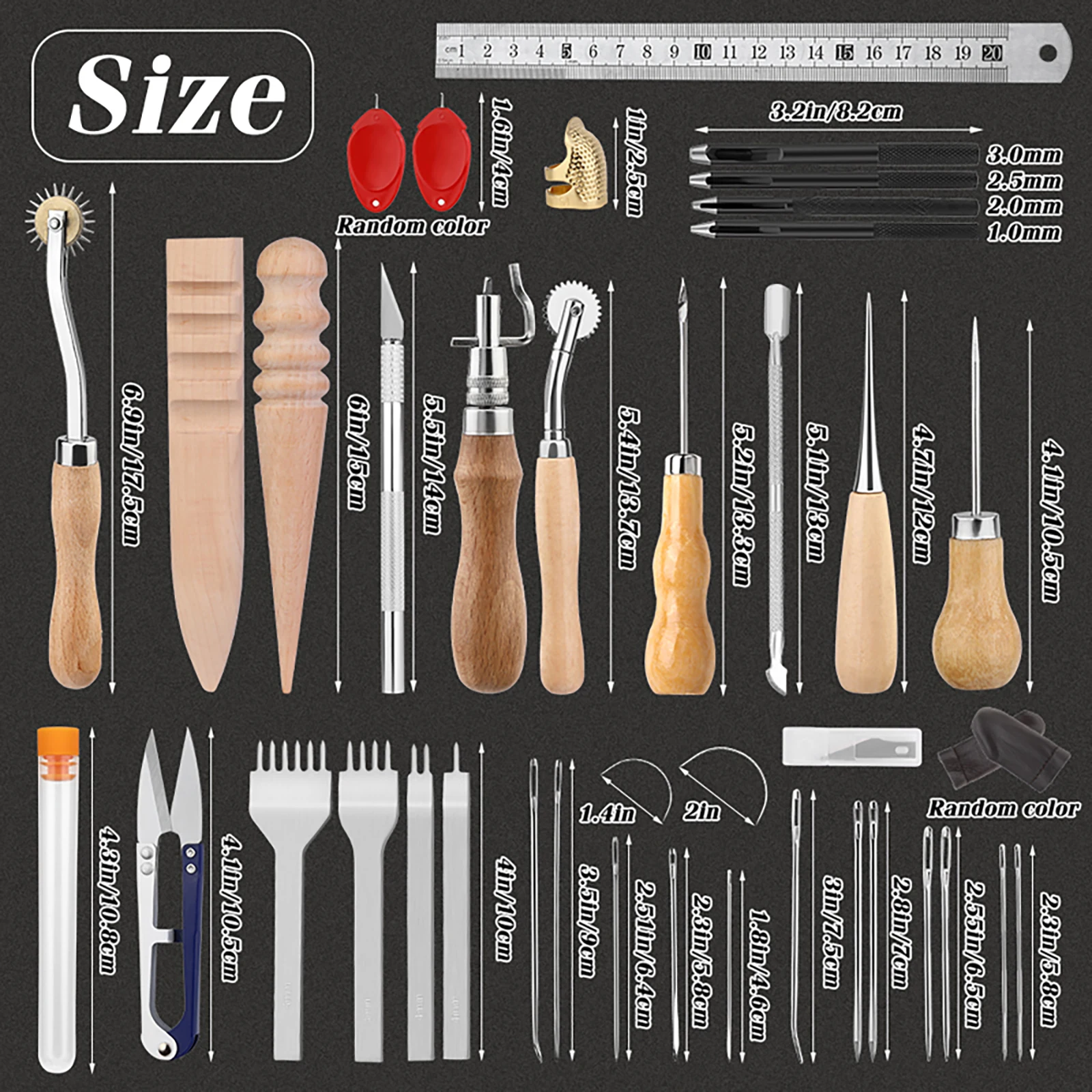 Kit de Costura em Couro Laranj - Leatherwork Kit avaliação e preço