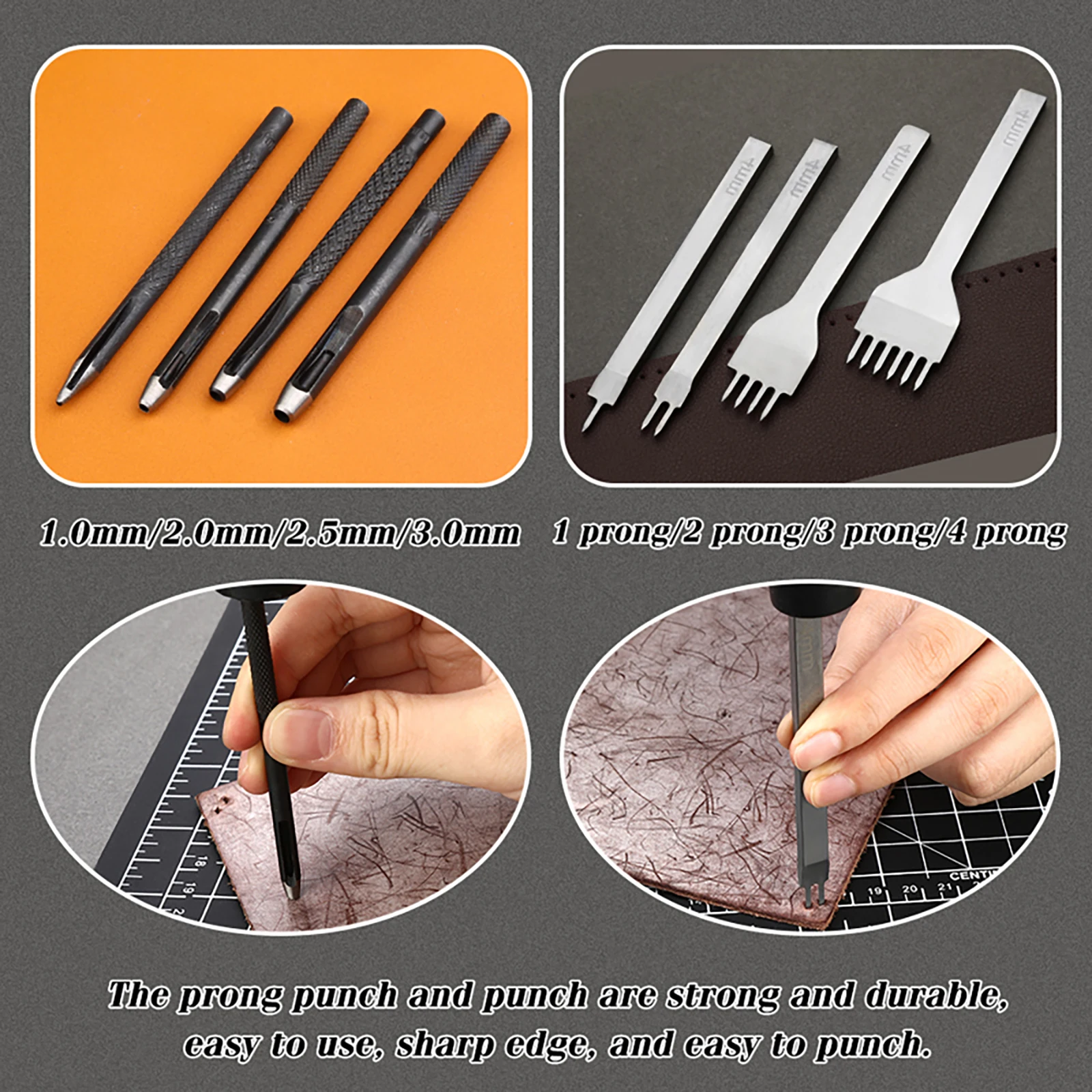 Kit de Costura em Couro Laranj - Leatherwork Kit avaliação e preço