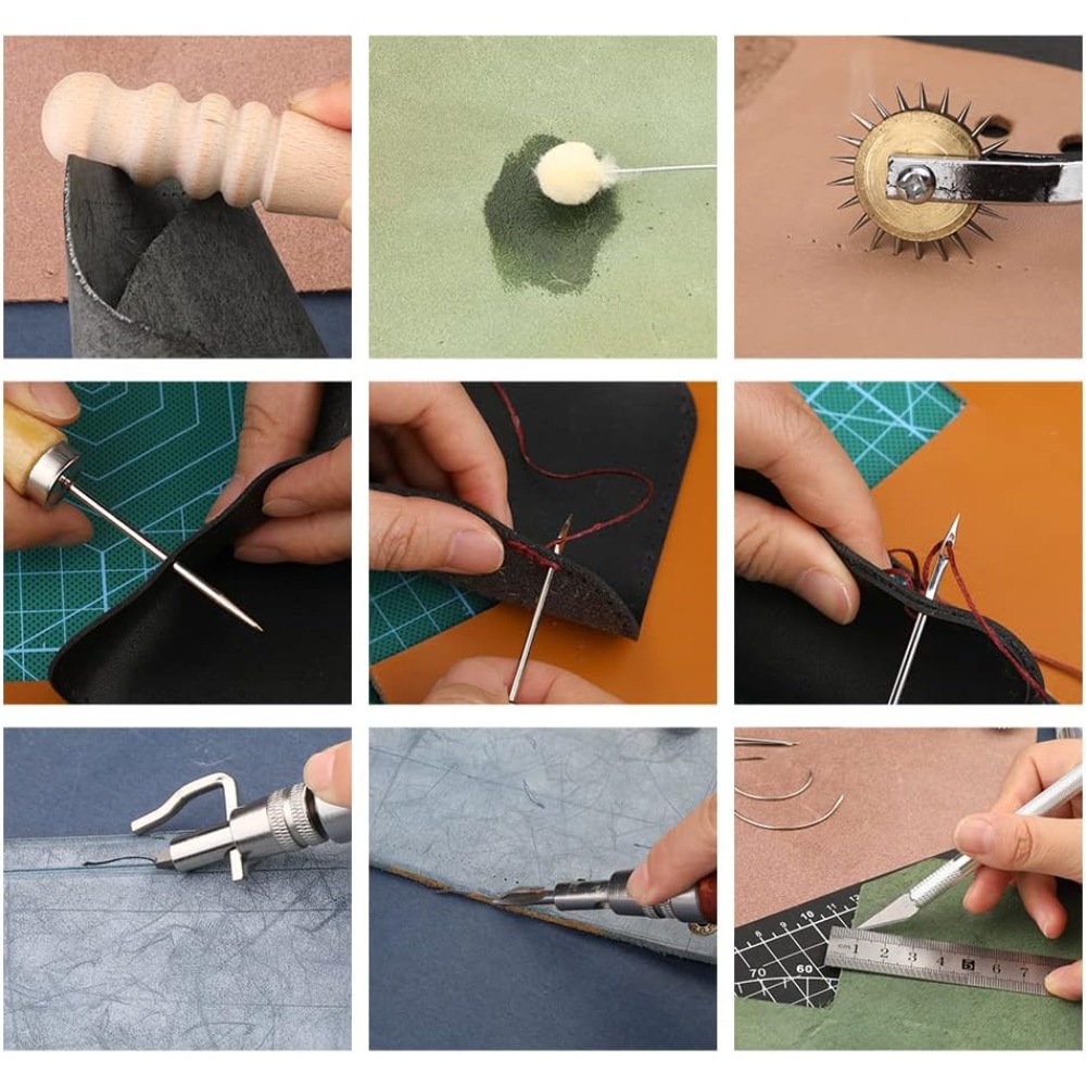 Ferramentas de trabalho de cou - Leatherwork Beginner Tools avaliação e preço
