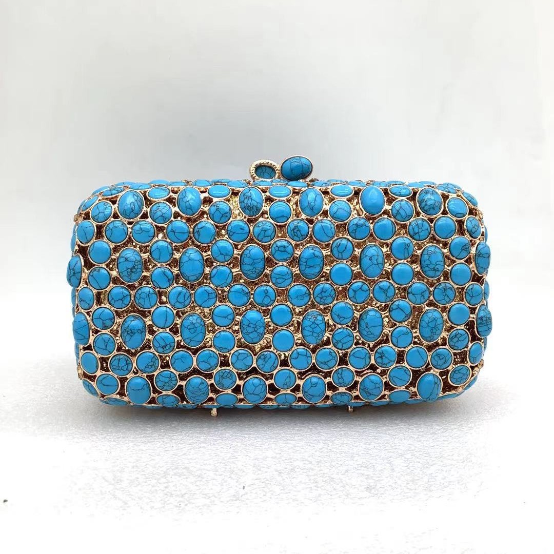 Senhora turquesa noite sacos d - Leatherwork Wallet avaliação e preço