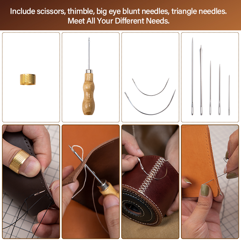 Wuta kit de reparo de couro sa - Leather Work Organiser avaliação e preço