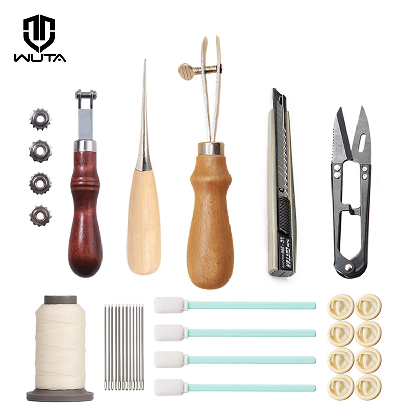 Wuta kit de ferramentas artesa - Leatherwork Beginner Tools avaliação e preço
