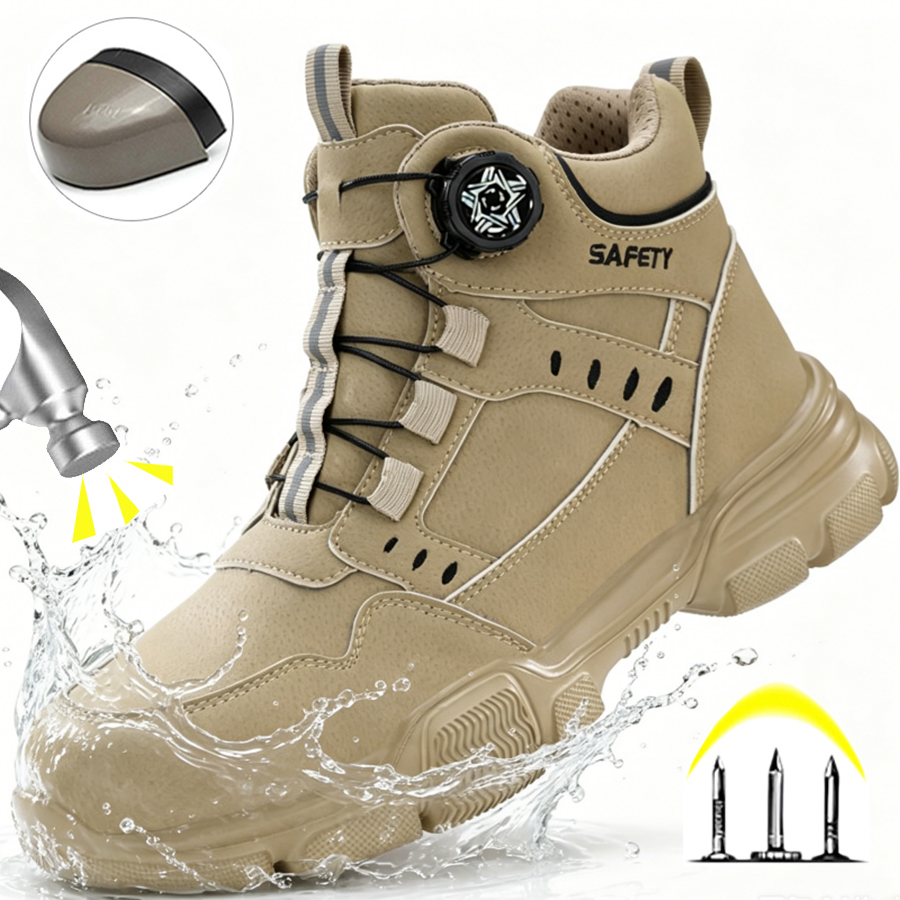 Botas de Segurança em Couro Re - Leather Work Fabric avaliação e preço